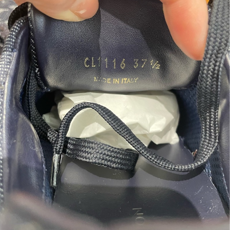 LV/路易威登 牛仔丹寧Runaway運動鞋 98新經典老花藍色 無附件 尺碼：37.5-4