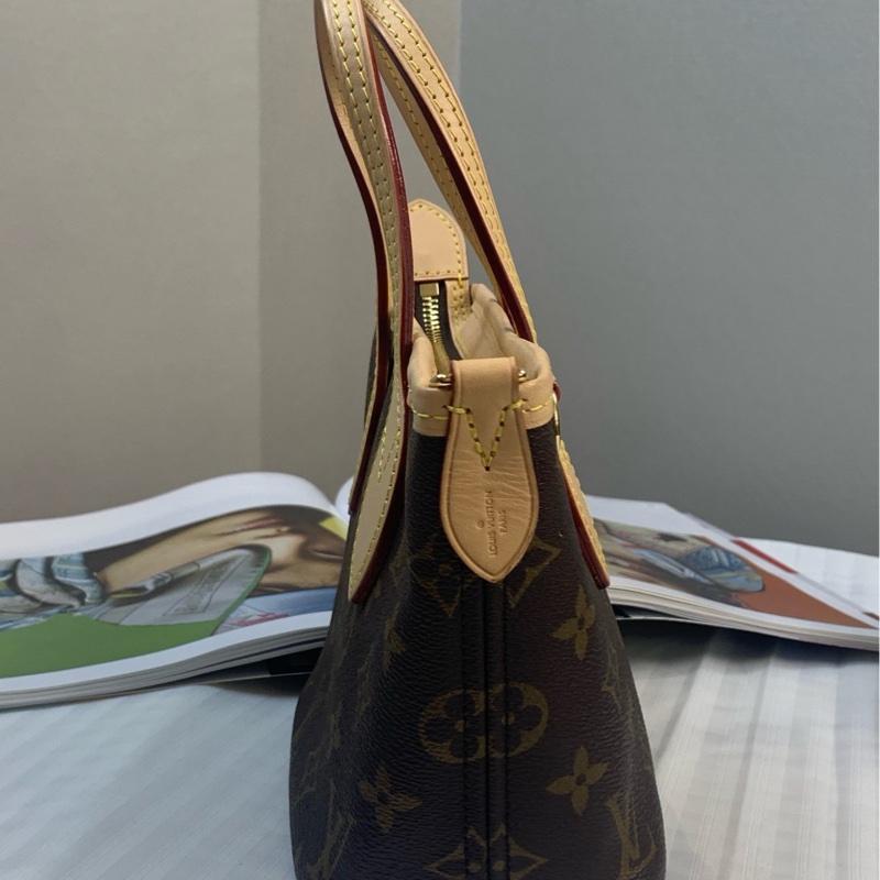 路易威登/Louis Vuitton Neverfull BB系列經典Monogram老花棕色小型手袋24x14x9cm-2