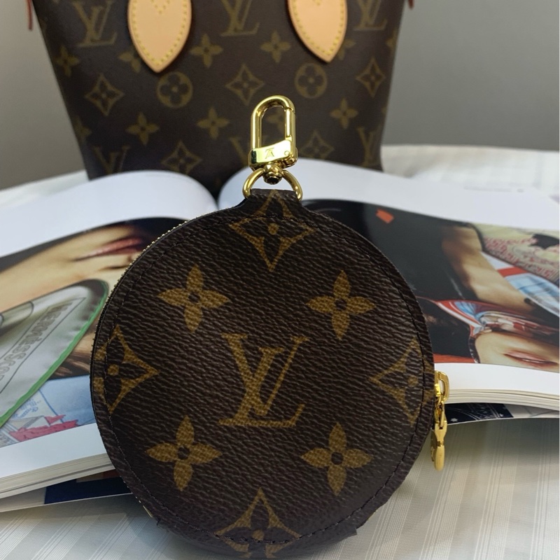 路易威登/Louis Vuitton Neverfull BB系列經典Monogram老花棕色小型手袋24x14x9cm-6