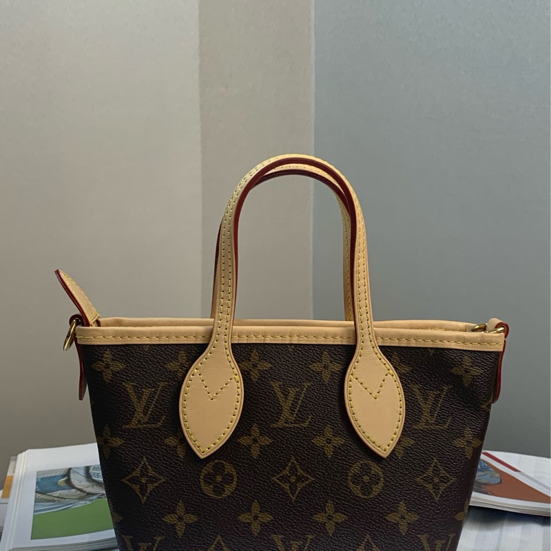 路易威登/Louis Vuitton Neverfull BB系列經典Monogram老花棕色小型手袋24x14x9cm-10
