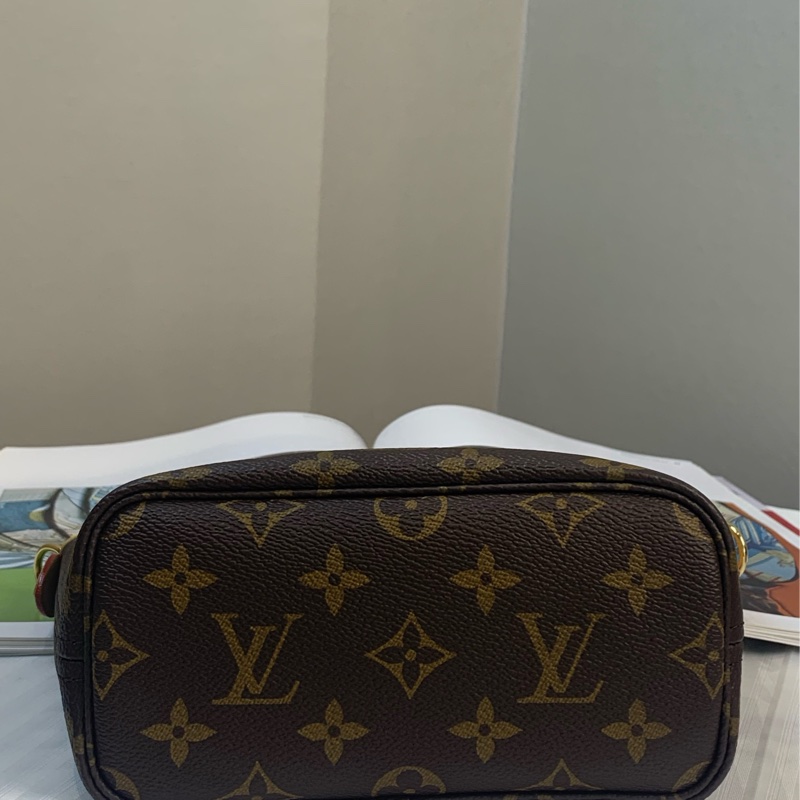 路易威登/Louis Vuitton Neverfull BB系列經典Monogram老花棕色小型手袋24x14x9cm-12
