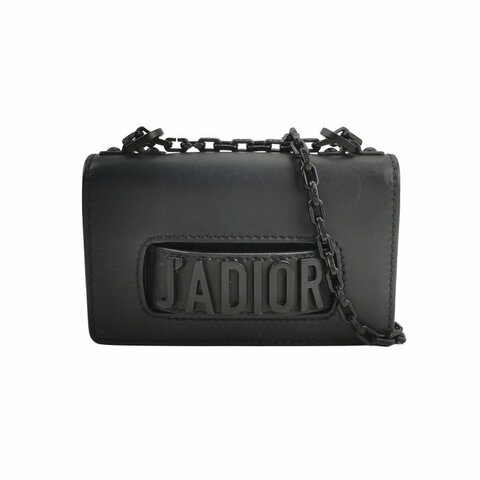 Dior J'Adior迷你牛皮純色J'Adior標誌斜挎包單肩包