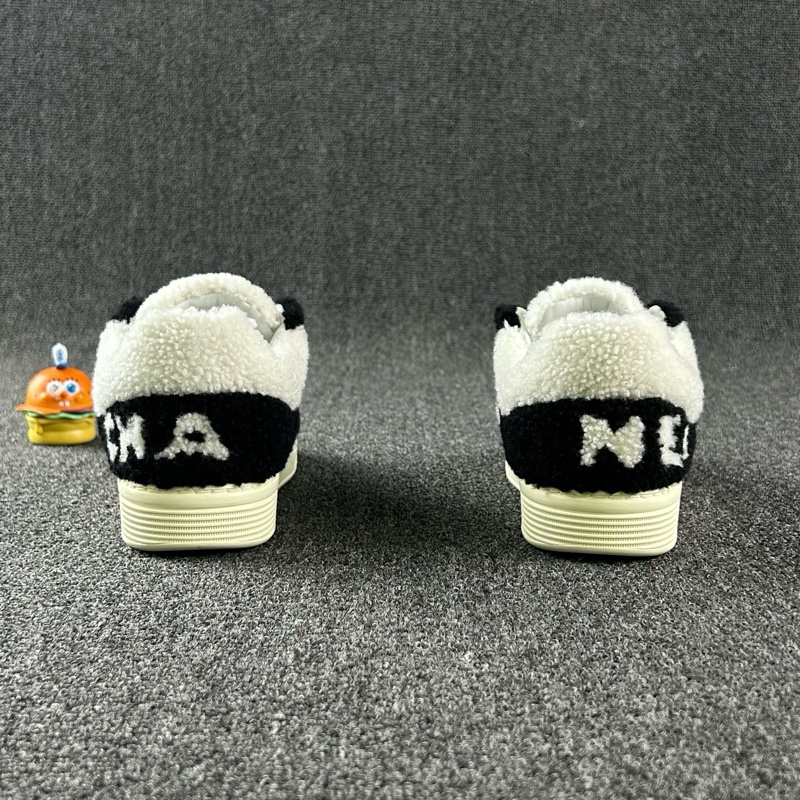 Chanel香奈兒黑白拼色羊羔毛休閒鞋 尺碼:36 98新-4