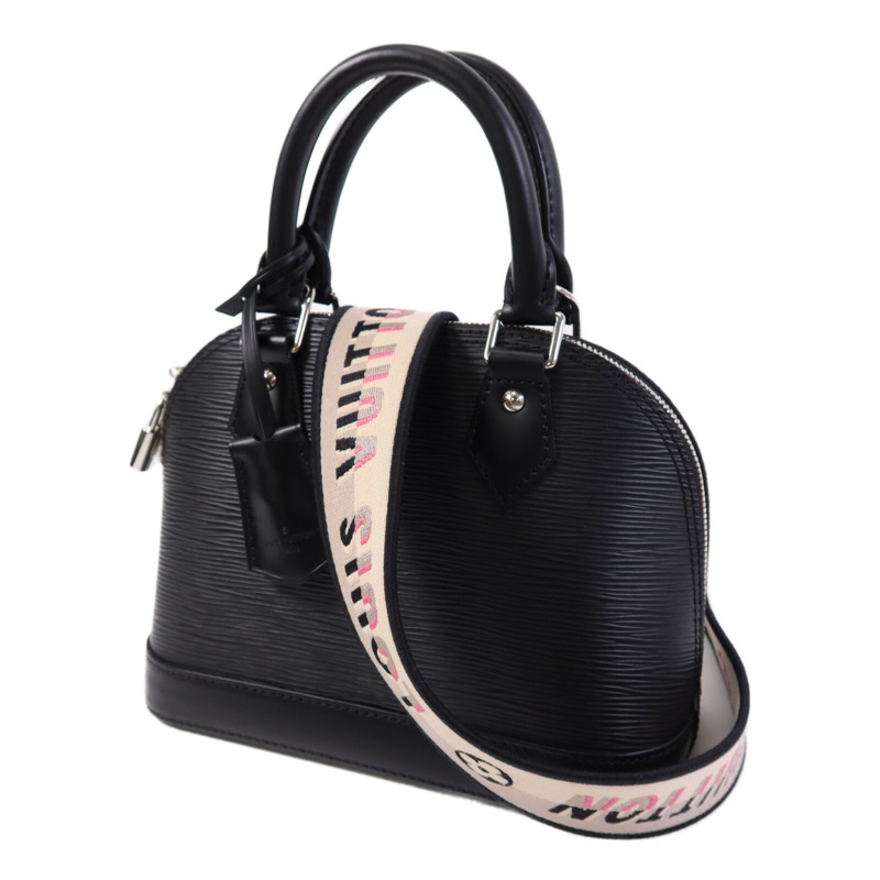 LOUIS VUITTON Epi Alma BB銀扣手挽肩背兩用袋-2