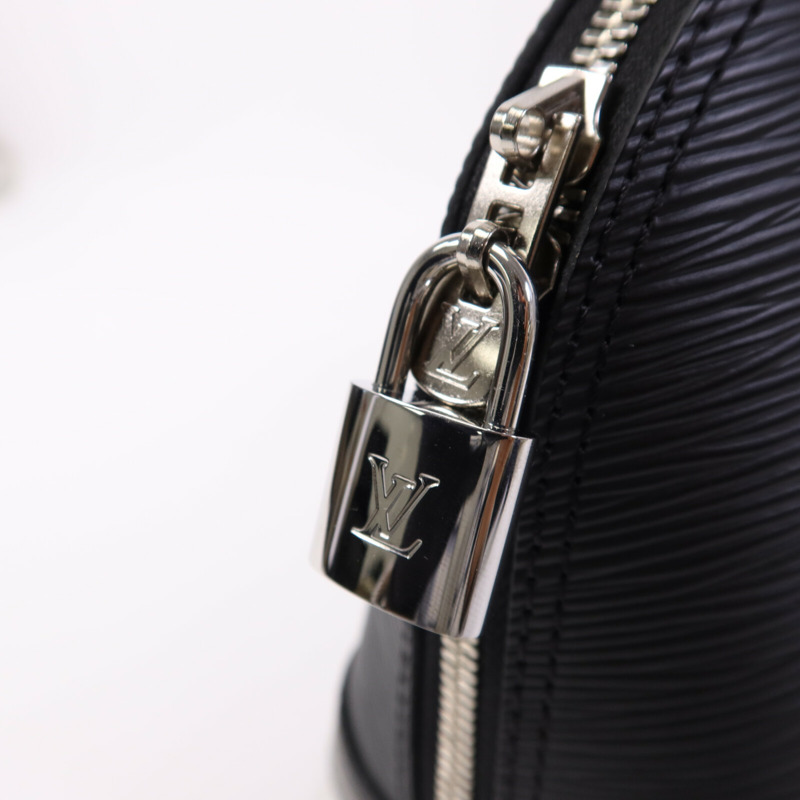 LOUIS VUITTON Epi Alma BB銀扣手挽肩背兩用袋-6