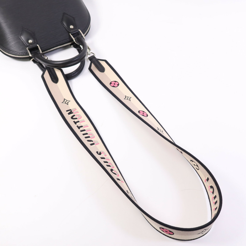 LOUIS VUITTON Epi Alma BB銀扣手挽肩背兩用袋-9