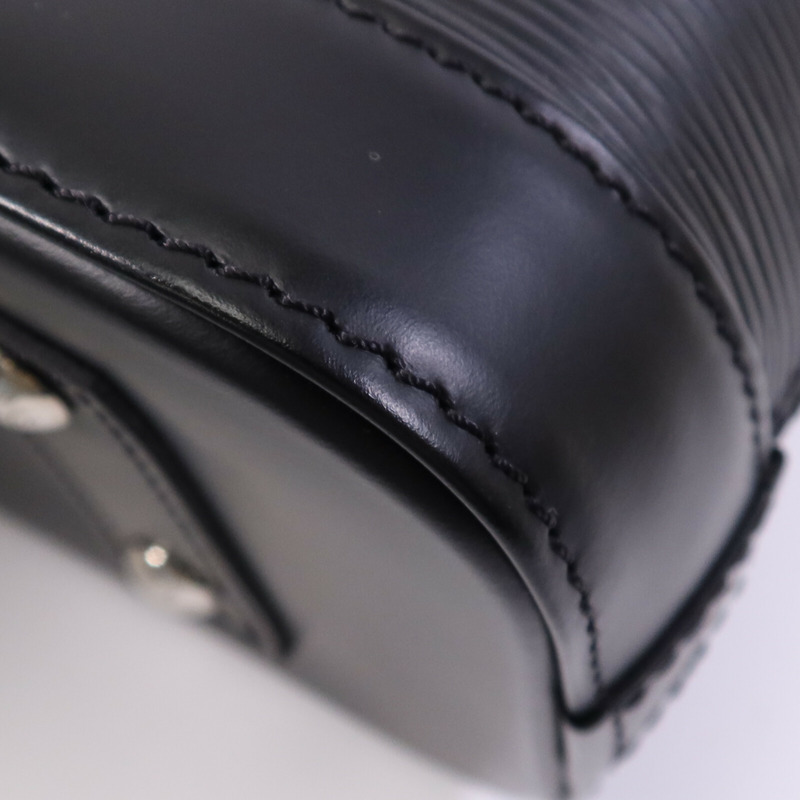 LOUIS VUITTON Epi Alma BB銀扣手挽肩背兩用袋-12