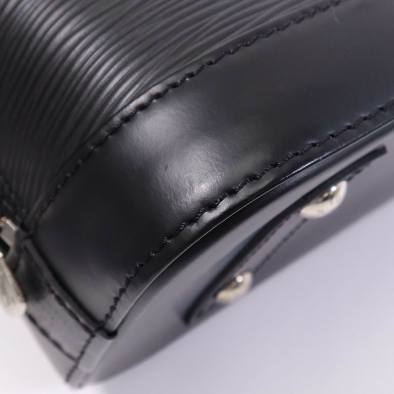 LOUIS VUITTON Epi Alma BB銀扣手挽肩背兩用袋-13