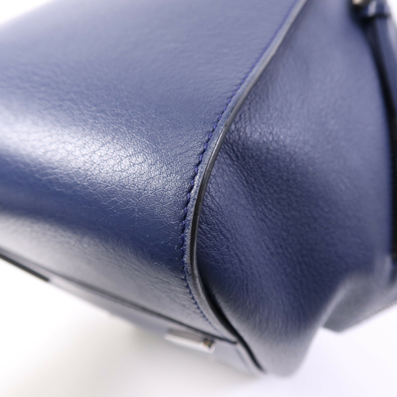 LOEWE 牛皮皮革Hammock Medium銀扣手挽肩背兩用袋-8