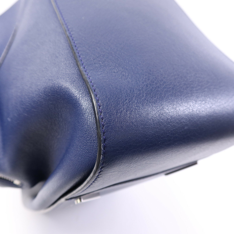 LOEWE 牛皮皮革Hammock Medium銀扣手挽肩背兩用袋-9