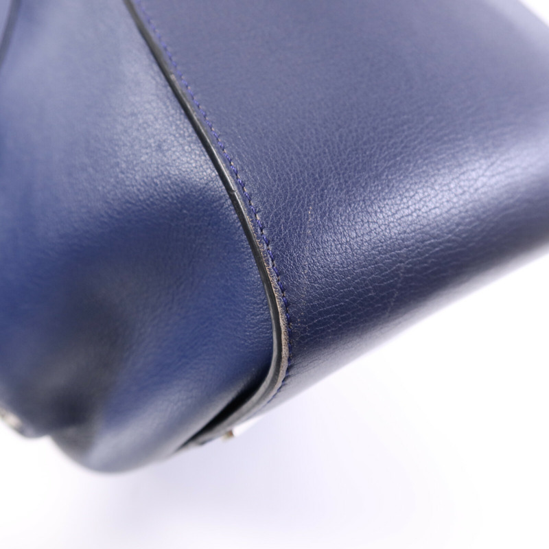 LOEWE 牛皮皮革Hammock Medium銀扣手挽肩背兩用袋-11