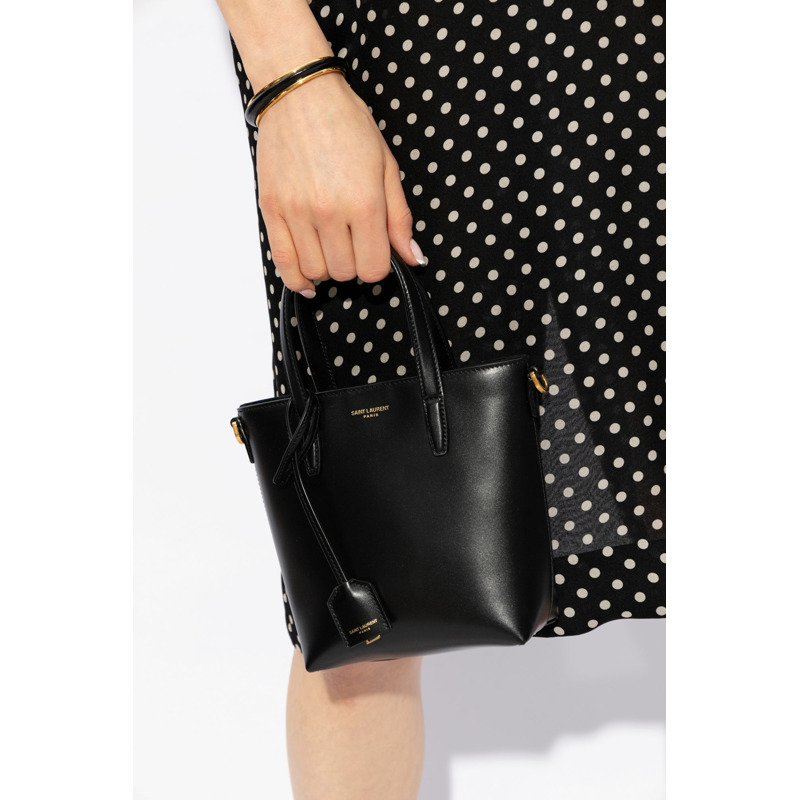 SAINT LAURENT Saint Laurent 黑色玩具迷你購物包 773995 AADDI 1000-1
