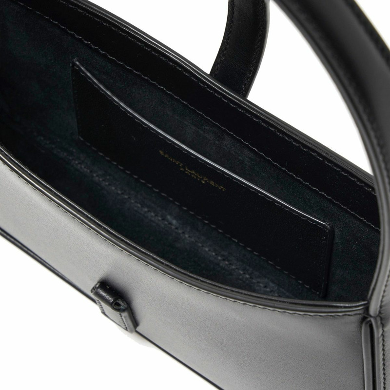 SAINT LAURENT Saint Laurent 黑色 Monogram HOBO 5A7 QUEENS 皮革包 710318 2R20W-7