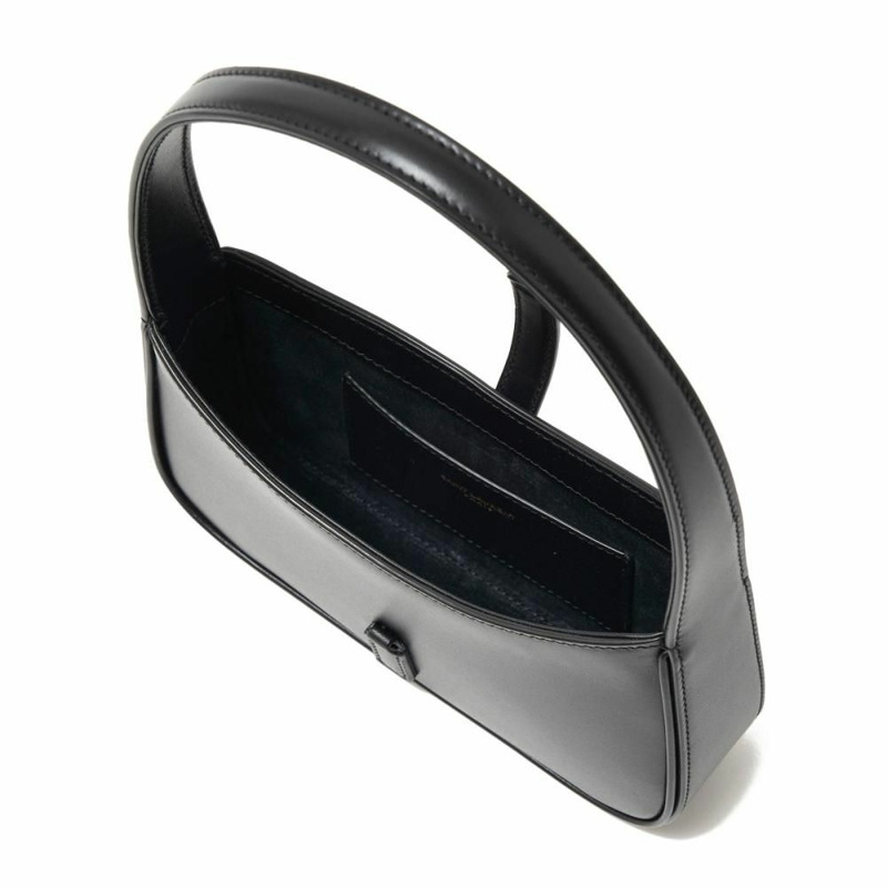 SAINT LAURENT Saint Laurent 黑色 Monogram HOBO 5A7 QUEENS 皮革包 710318 2R20W-14