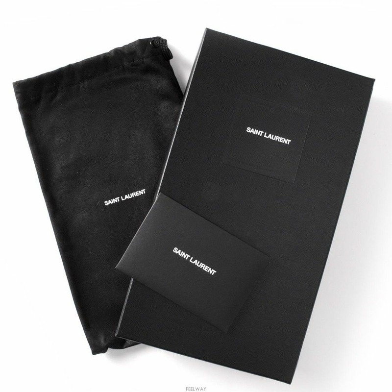 SAINT LAURENT Saint Laurent Loulou Toy Strap Bag 絎縫 Y 字形皮革 黑色/銀色 678401DV706-7