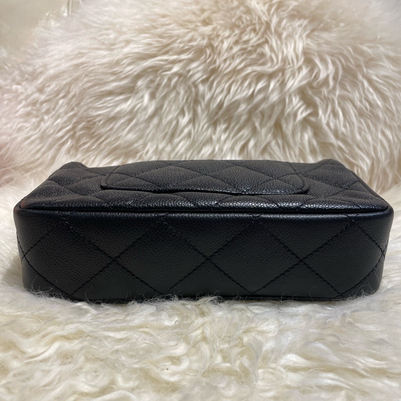 Chanel 心扣18cm牛皮-6