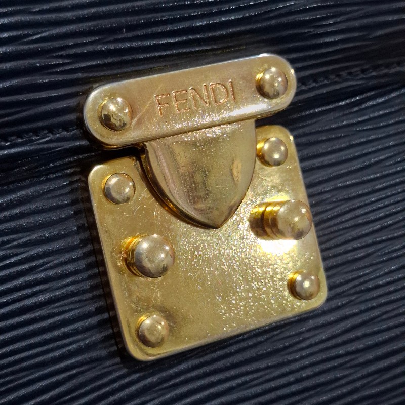 OLD FENDI EPI 水波紋 Vintage 手提包-15