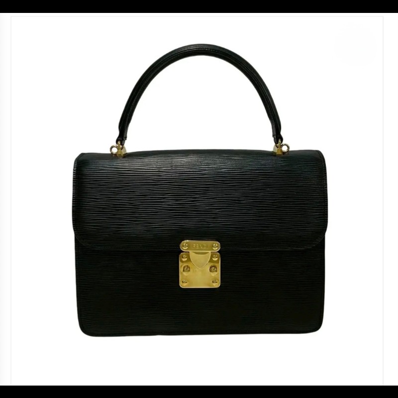 OLD FENDI EPI 水波紋 Vintage 手提包-18