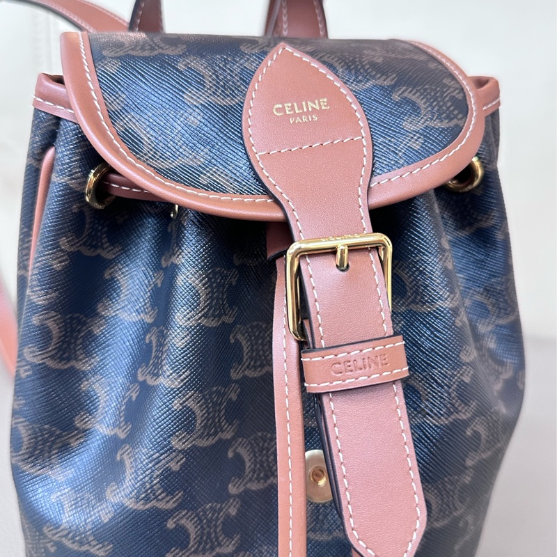【全❤️】Celine 小牛皮 Folco Mini 迷你 小背包 Backpack-1