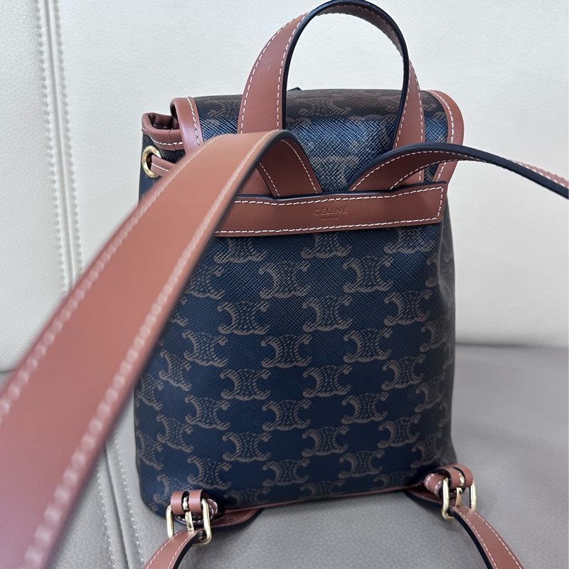 【全❤️】Celine 小牛皮 Folco Mini 迷你 小背包 Backpack-2