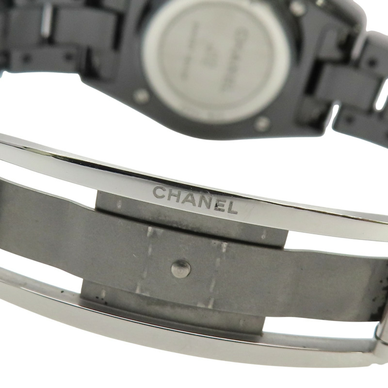 黑色錶盤 陶瓷 不鏽鋼 J12 腕錶【CHANEL 香奈兒】 H5695-8