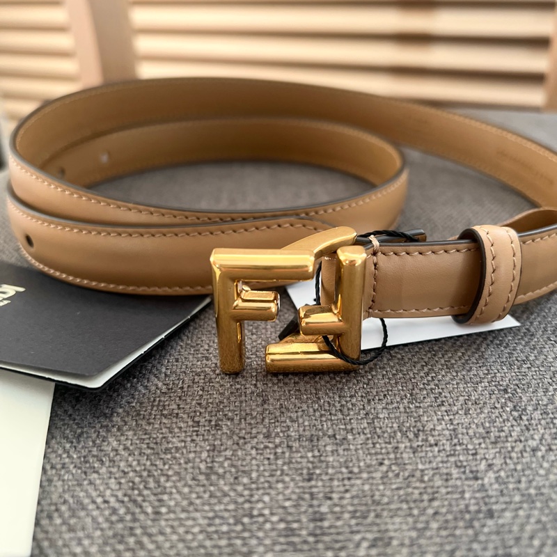 Fendi 淺棕仿舊腰帶（85）-6