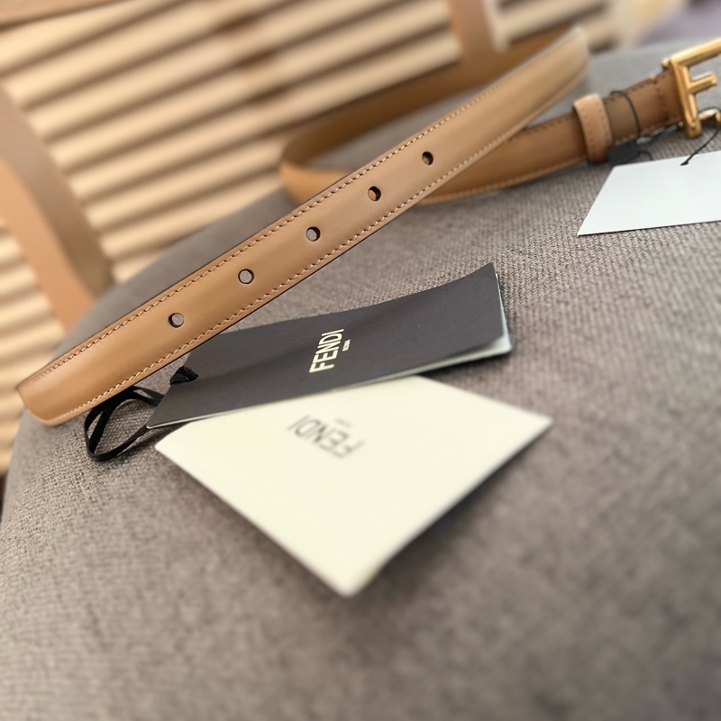 Fendi 淺棕仿舊腰帶（85）-9