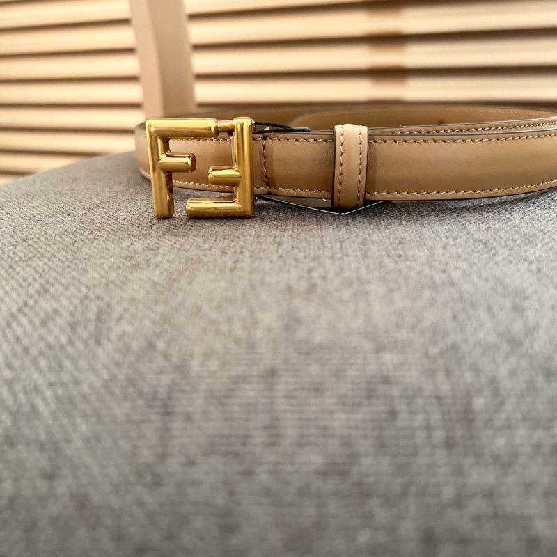 Fendi 淺棕仿舊腰帶（85）-12