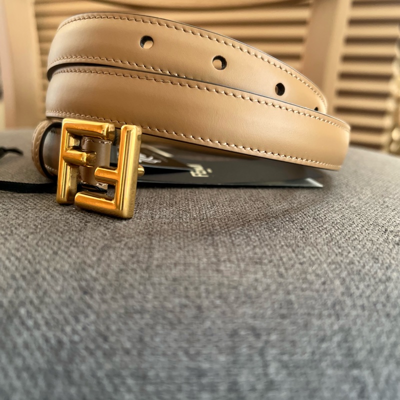 Fendi 淺棕仿舊腰帶（85）-13