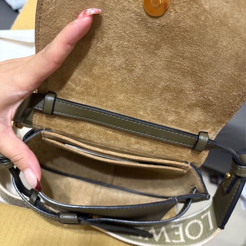 Loewe Mini Gate 迷你 橄欖綠-5