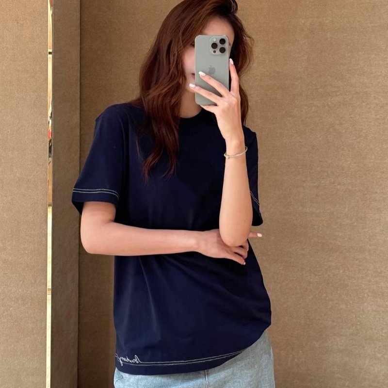 💎Han's house精品服飾💎 Burberry 刺繡 短 T T恤 短袖  現貨 XS ~ S 原價16100-3