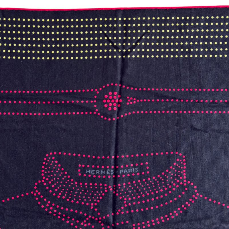 HERMES Brandebourgs Points shawl 140 勃蘭登堡 羊絨 圍巾-1