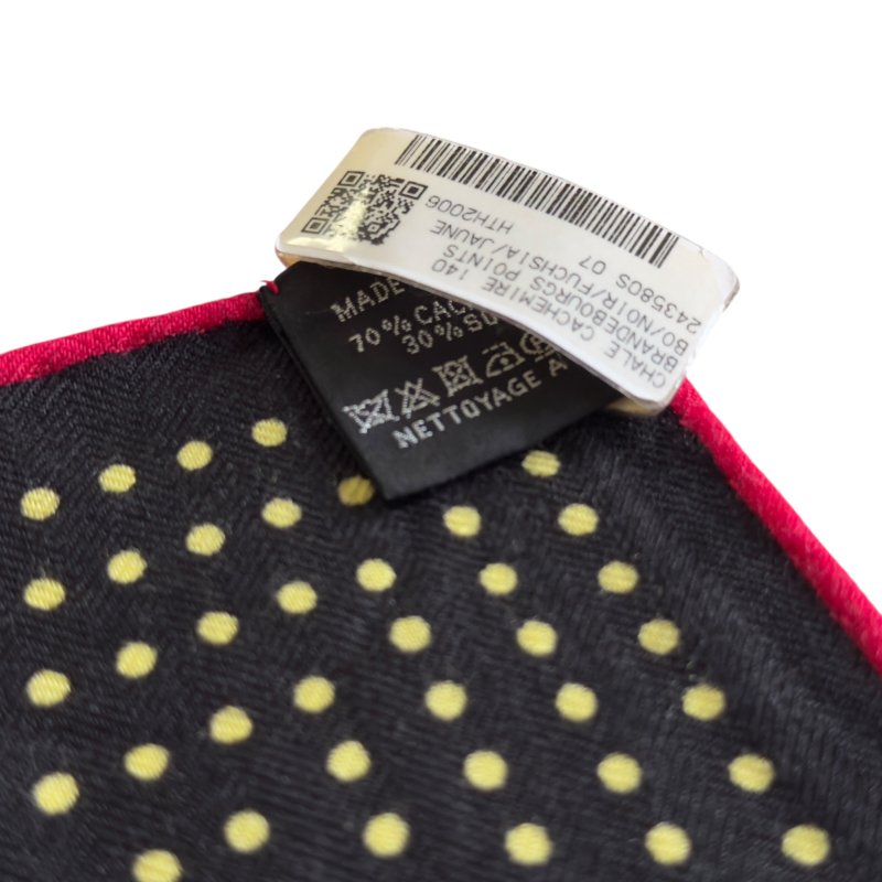 HERMES Brandebourgs Points shawl 140 勃蘭登堡 羊絨 圍巾-6