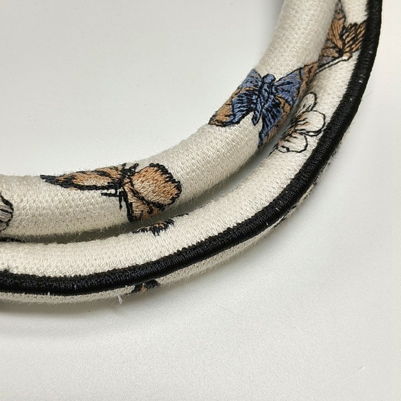 DIOR Book Tote 中號 白色蝴蝶帆布刺繡托特手提包-6