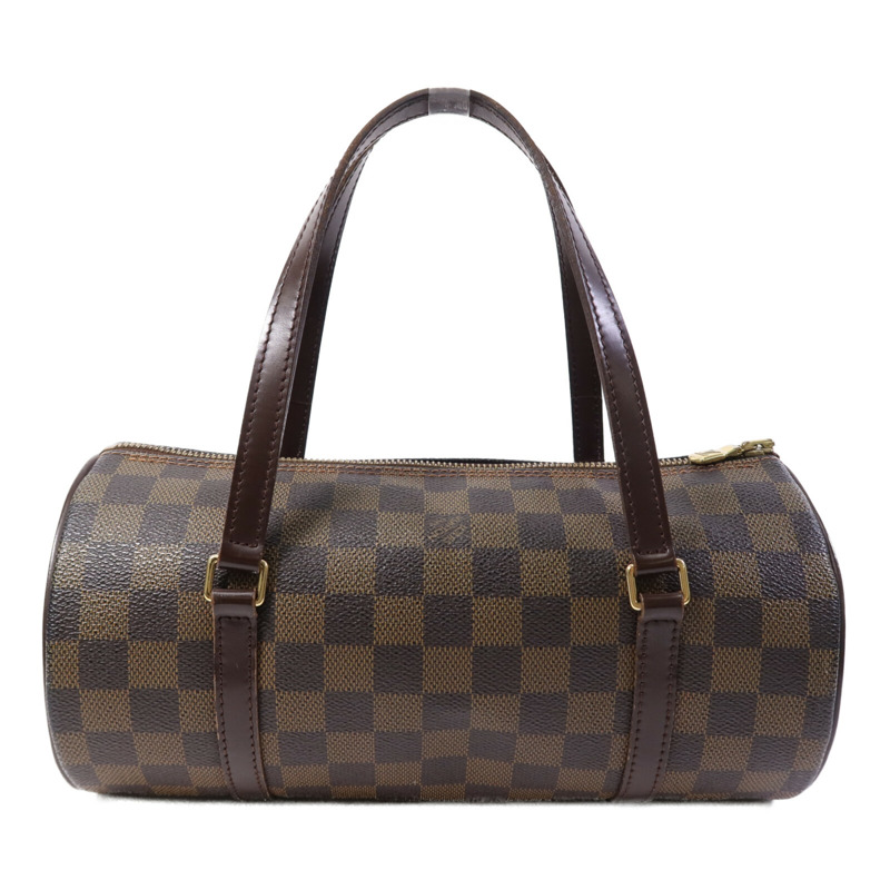 LOUIS VUITTON Damier Papillon PM金扣手挽袋-0