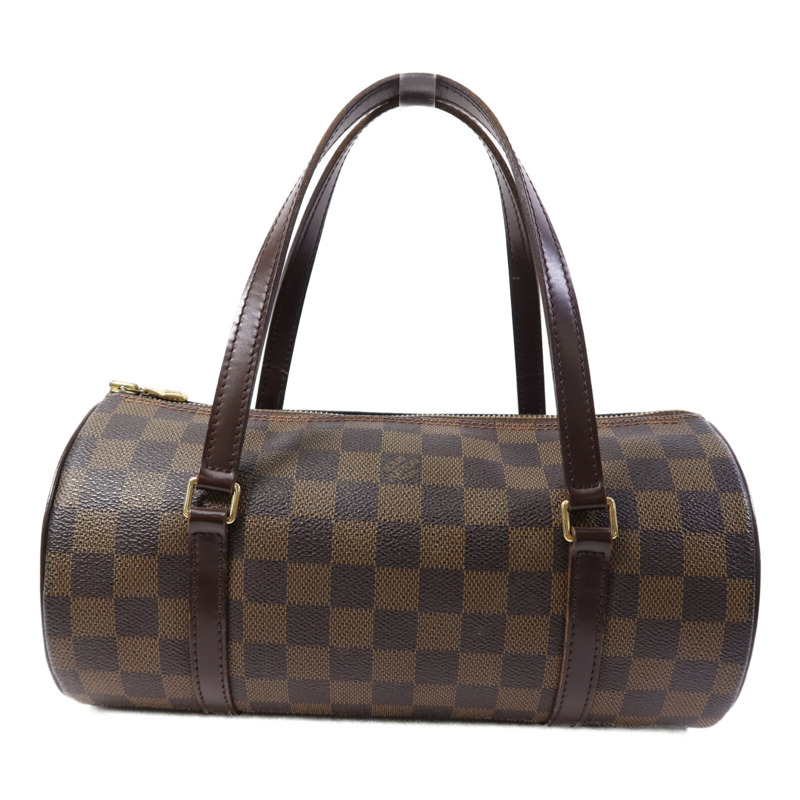LOUIS VUITTON Damier Papillon PM金扣手挽袋-1