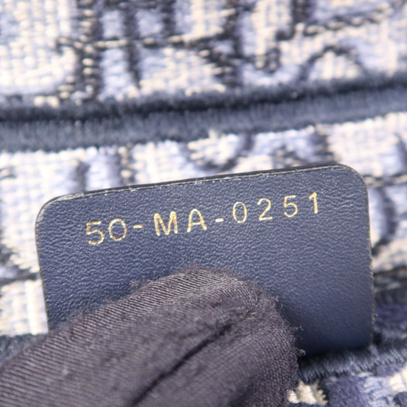 Dior 帆布Saddle Medium金扣肩背袋-7