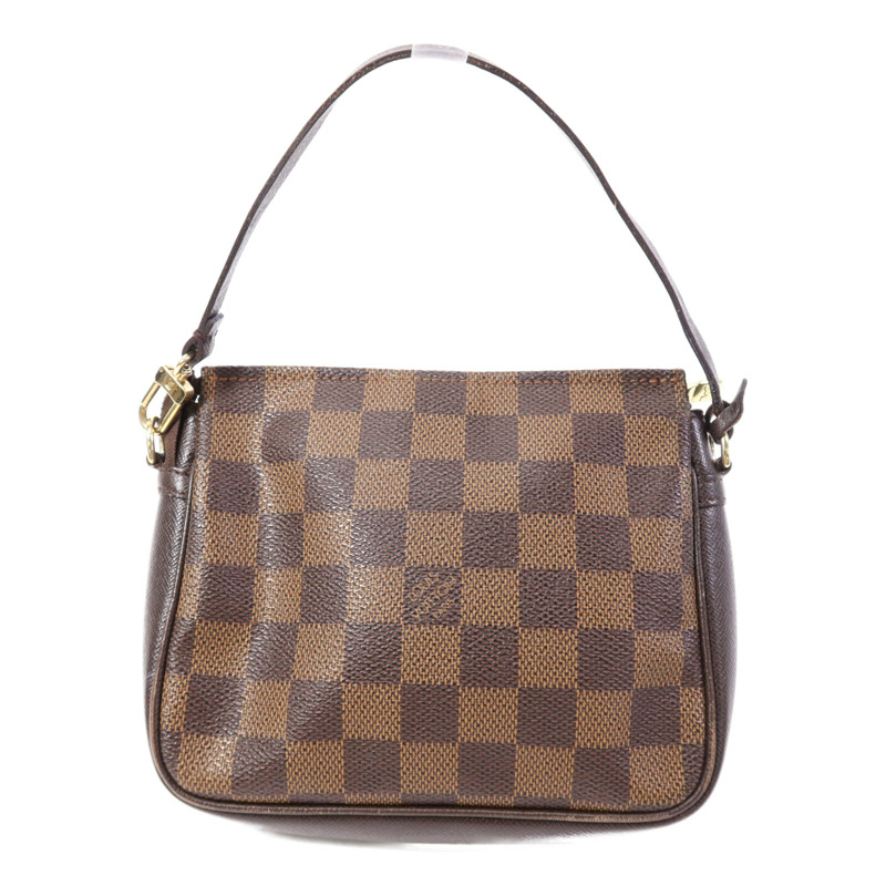 LOUIS VUITTON Damier Trousse Makeup Accessory Pouch金扣手挽袋-1