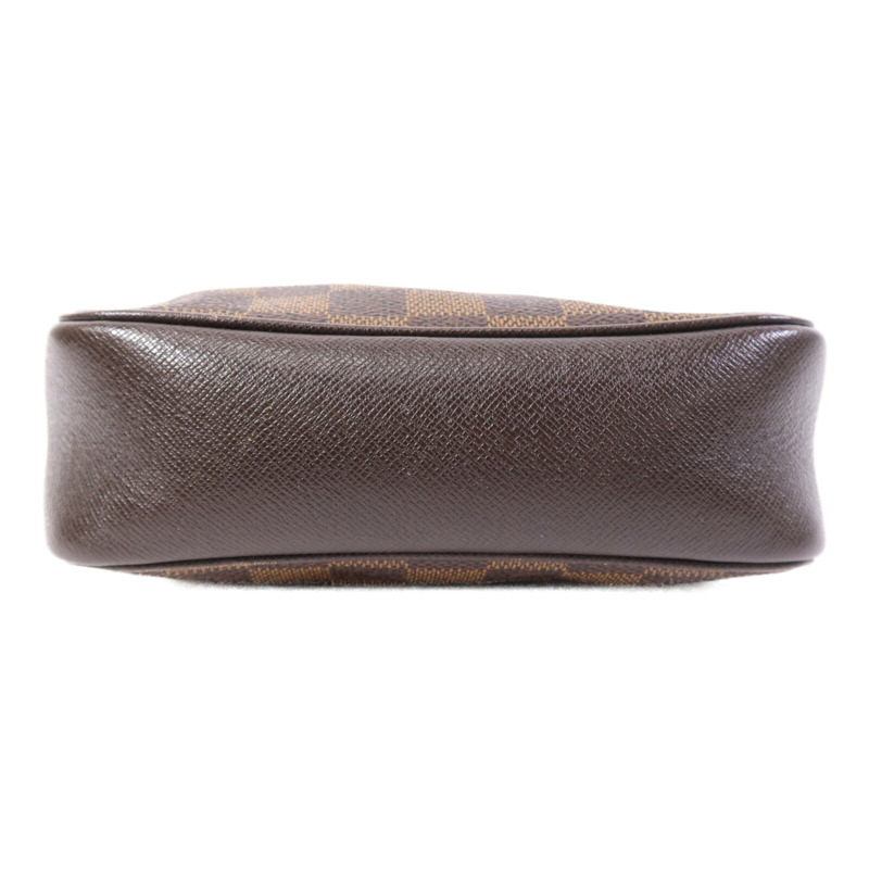 LOUIS VUITTON Damier Trousse Makeup Accessory Pouch金扣手挽袋-3