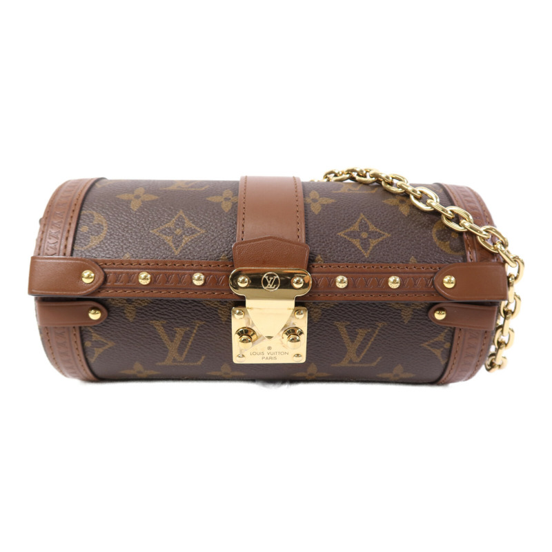 LOUIS VUITTON Monogram Papillon Trunk金扣肩背袋-0