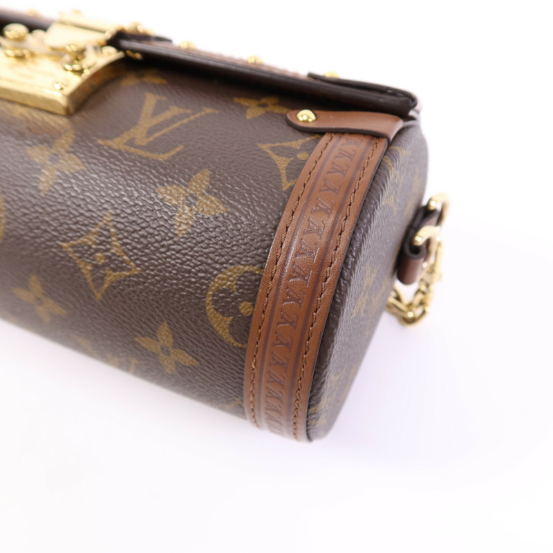 LOUIS VUITTON Monogram Papillon Trunk金扣肩背袋-8