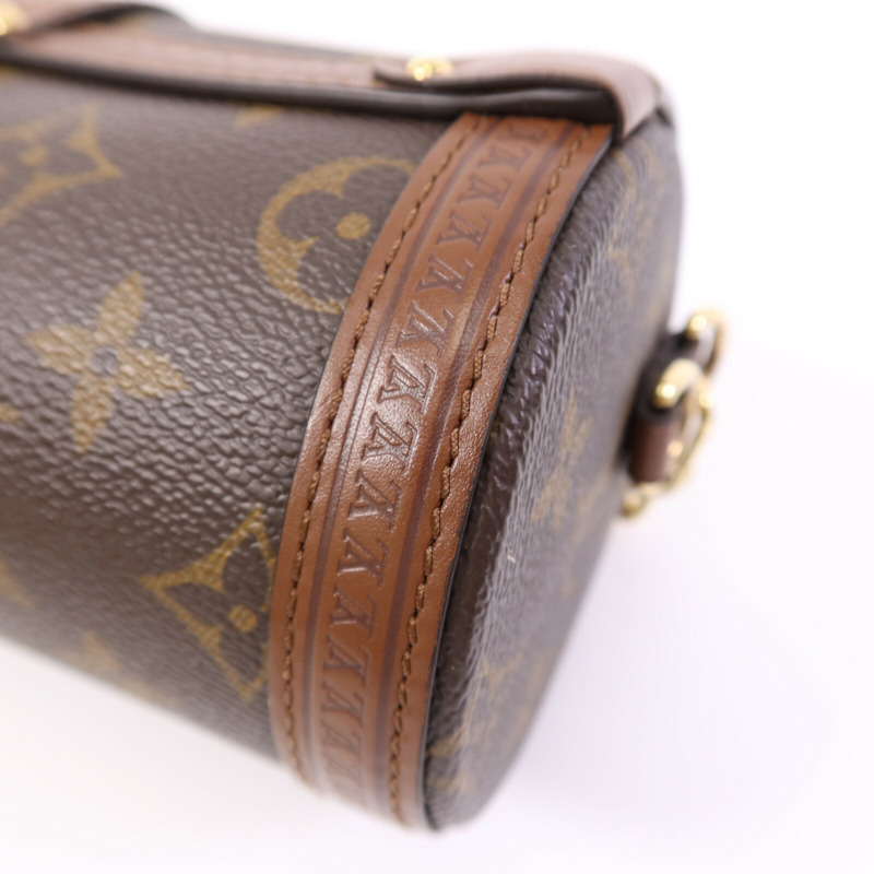 LOUIS VUITTON Monogram Papillon Trunk金扣肩背袋-10