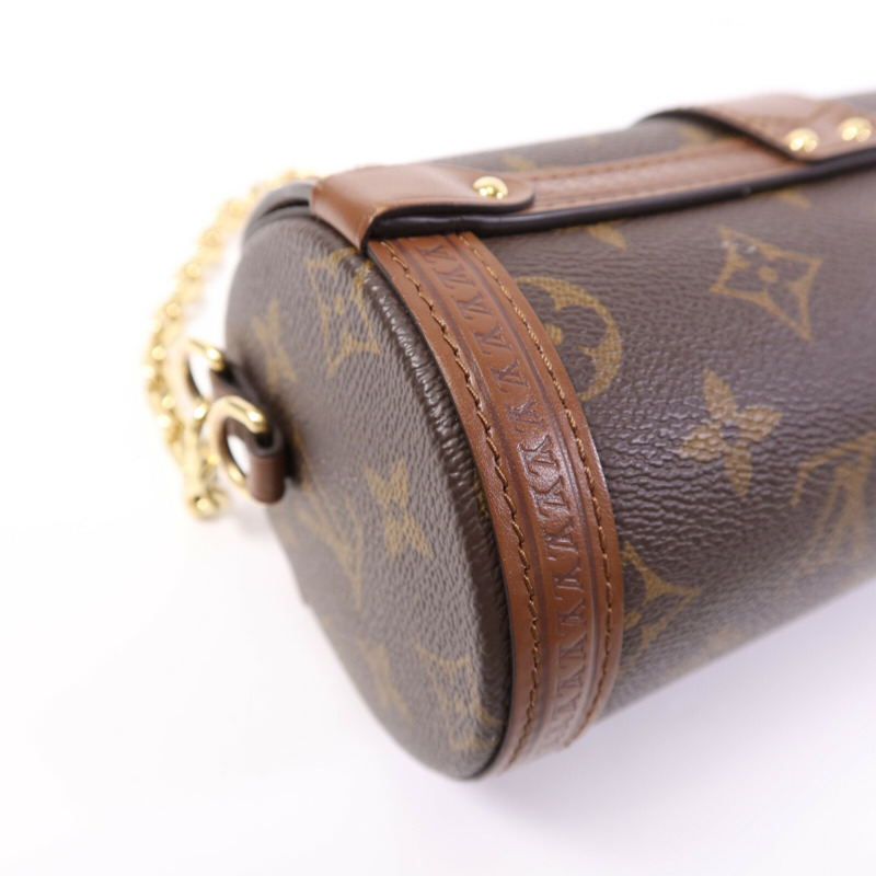 LOUIS VUITTON Monogram Papillon Trunk金扣肩背袋-11