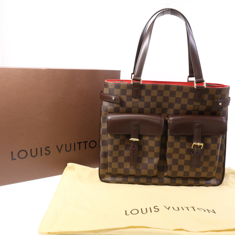 LOUIS VUITTON Damier Uzes Tote Bag金扣手挽袋-8