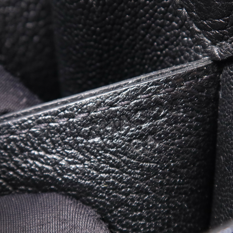 HERMES Clemence皮革Roulis 23銀扣肩背袋Noir-7