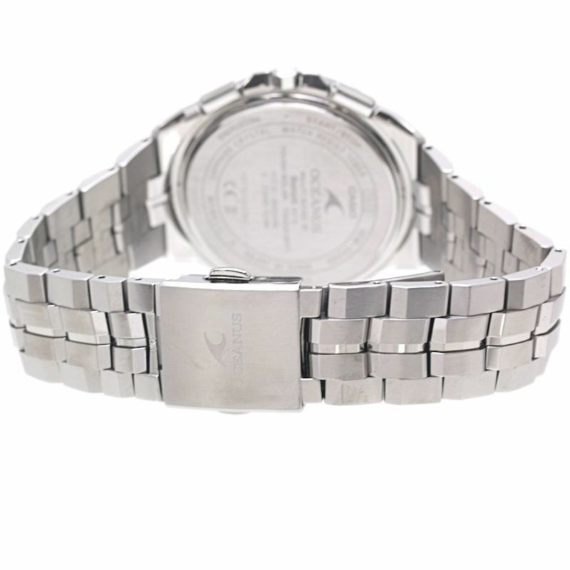 卡西歐 (CASIO) Oceanus Manta 太陽能電波腕錶 OCW-S5000E-1AJF 男士鈦金屬腕錶 40203-3