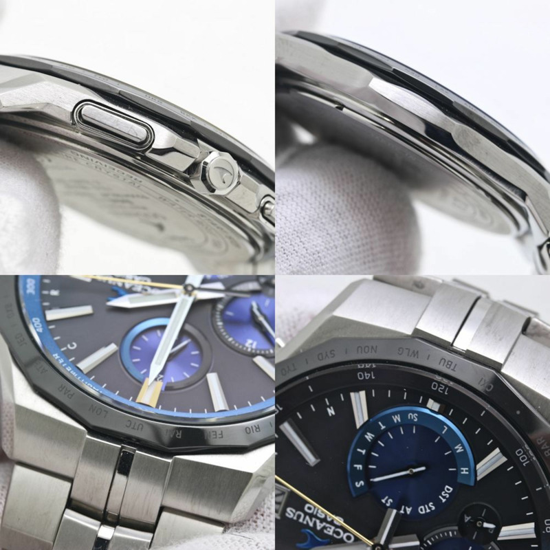卡西歐 (CASIO) Oceanus Manta 太陽能電波腕錶 OCW-S5000E-1AJF 男士鈦金屬腕錶 40203-6