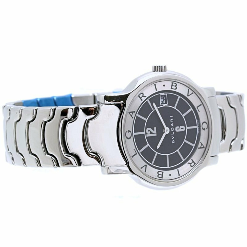 寶格麗 Solotempo ST35BSSD ST35S 男士腕錶（附錶冠）（後期款）SS 40204-3