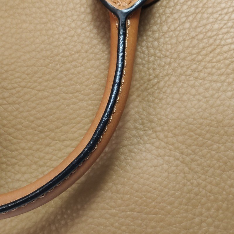Burberry牛皮帆布拼色格紋logo壓紋單肩包-16