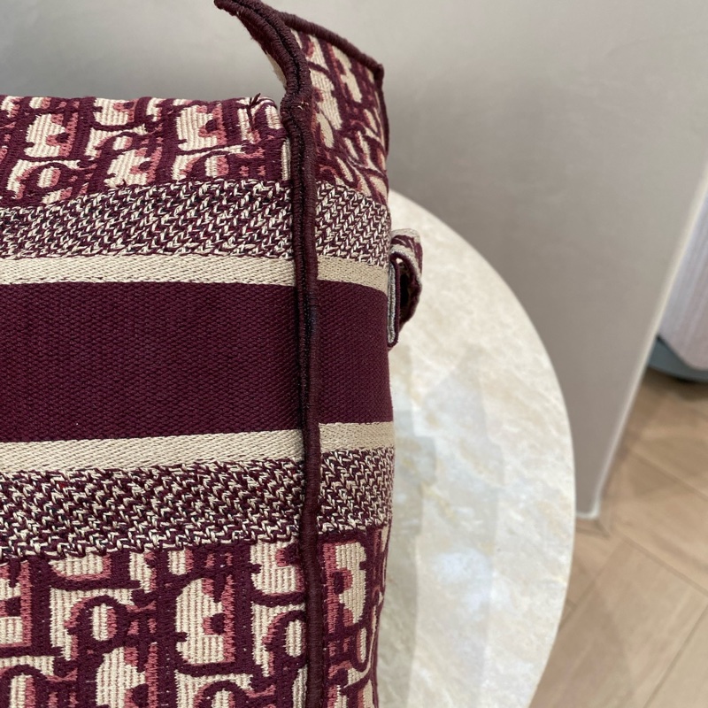 Dior 迪奧 中號 Diorcamp手袋 紅色格紋布Oblique印花刺繡單肩斜挎包郵差包 尺寸約27×25×12，自重輕容量大-22